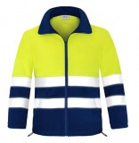 casaco polar azul escuro